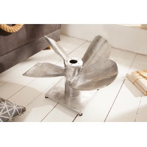 OCEAN design dohányzóasztal - ezüst INVICTA