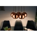 PERLOTTA modern függőlámpa - rosegold