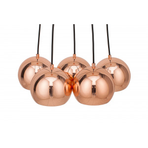 PERLOTTA modern függőlámpa - rosegold