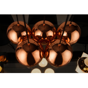 PERLOTTA modern függőlámpa - rosegold