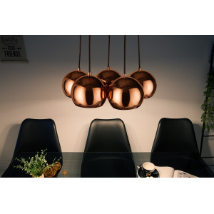 PERLOTTA modern függőlámpa - rosegold