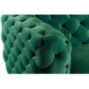 MODERN BAROCK design bársony kanapé - 240cm - zöld