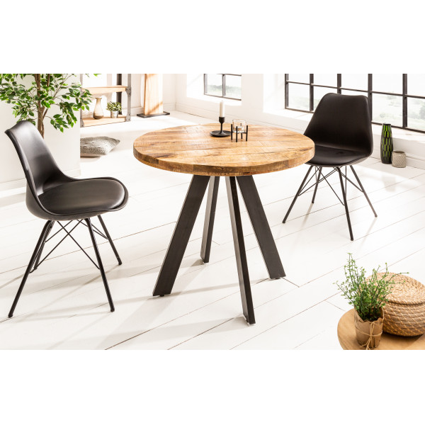 IRON CRAFT kerek mangófa asztal - 80cm