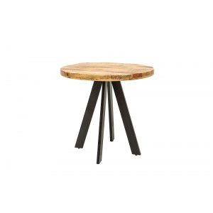 IRON CRAFT kerek mangófa asztal - 80cm