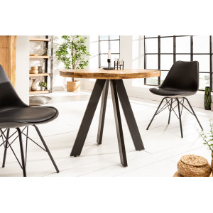 IRON CRAFT kerek mangófa asztal - 80cm