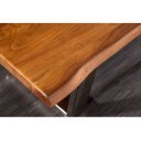 MAMMUT tömör akác dohányzóasztal - 110cm