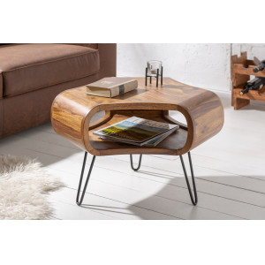 ORGANIC LIVING rózsafa dohányzóasztal - 60cm INVICTA