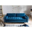 COZY VELVET design bársony kanapé - 220cm - türkiz