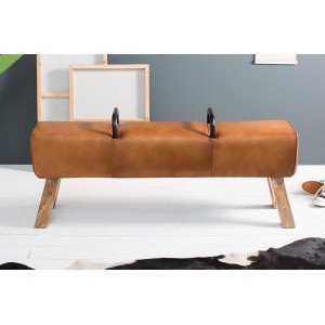 BOCK KULT modern bőr ülőpad -134cm INVICTA