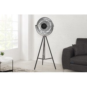 BIG STUDIO design állólámpa - fekete/ezüst INVICTA