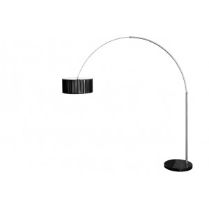 REACH modern íves állólámpa 225 cm – fekete