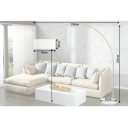 REACH modern íves állólámpa 225 cm – fehér