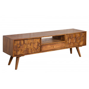 MYSTIC LIVING tömör rózsafa TV-szekrény - 140cm