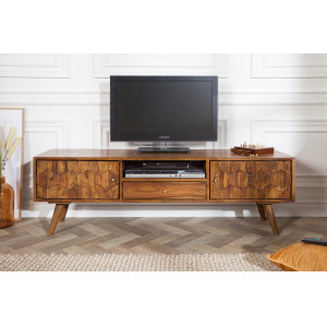MYSTIC LIVING tömör rózsafa TV-szekrény - 140cm INVICTA