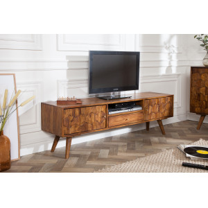 MYSTIC LIVING tömör rózsafa TV-szekrény - 140cm INVICTA