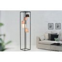 CASCADE modern állólámpa 180 cm – fekete / szürke
