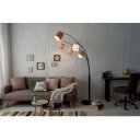 CASCADE modern ötágú állólámpa 200 cm – bézs / barna