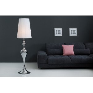 LUCIE design állólámpa - fehér INVICTA