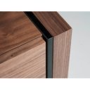 HERMINA design komód - 188cm - dió