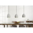 CONCRETE modern 3 ágú függőlámpa 70 cm – szürke