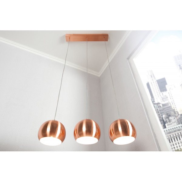 COOPER 3 modern réz függőlámpa