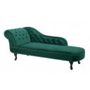 CHESTERFIELD design bársony szófa - smaragd