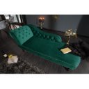CHESTERFIELD design bársony szófa - smaragd