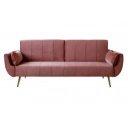 DIVANI - II design bársony kanapé - 215cm - mályva