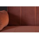 DIVANI - II design bársony kanapé - 215cm - mályva