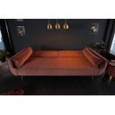 DIVANI - II design bársony kanapé - 215cm - mályva