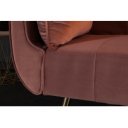 DIVANI - II design bársony kanapé - 215cm - mályva