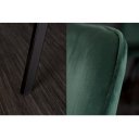 AMSTERDAM design bársony szék - smaragd