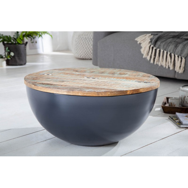 JAKARTA modern dohányzóasztal - szürke