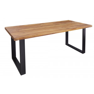 IRON CRAFT tömör rózsafa étkezőasztal - 120/140/160/200cm