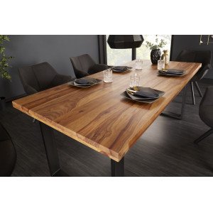 IRON CRAFT tömör rózsafa étkezőasztal - 120/140/160/200cm INVICTA