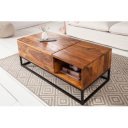 MAKASSAR FUNTION modern rózsafa dohányzóasztal - 110cm