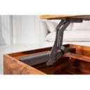 MAKASSAR FUNTION modern rózsafa dohányzóasztal - 110cm