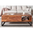 MAKASSAR FUNTION modern rózsafa dohányzóasztal - 110cm