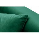 BELLEZZA modern bársony kanapé - 210cm - zöld