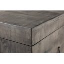 FACTORY LOFT design mangófa dohányzóasztal - 115cm - szürke