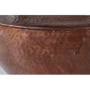 ORIENT modern fém dohányzóasztal - antik réz