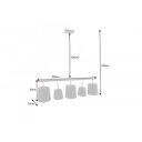 LEVEL modern függőlámpa - fekete/arany