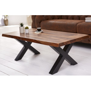 AMAZONAS X tömör rózsafa dohányzóasztal - 110cm INVICTA