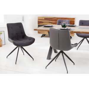 DIVANI modern szék - antracit INVICTA