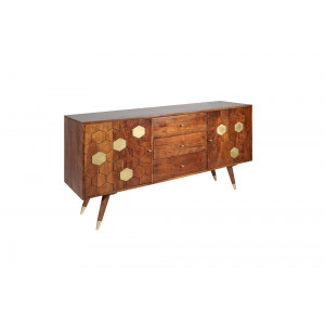 MYSTIC LIVING modern akác komód - 145cm