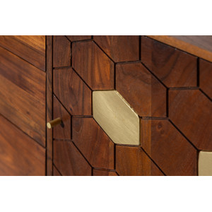 MYSTIC LIVING modern akác komód - 145cm