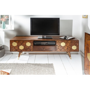 MYSTIC LIVING modern akác TV-szekrény - 140cm INVICTA