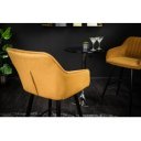 TURIN design bárszék - okkersárga