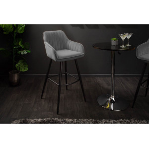 TURIN design bárszék - szürke INVICTA