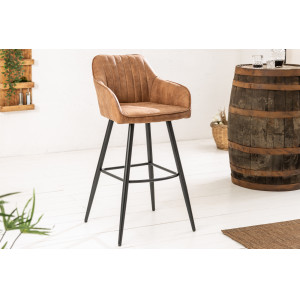 TURIN design bárszék - vintage barna INVICTA